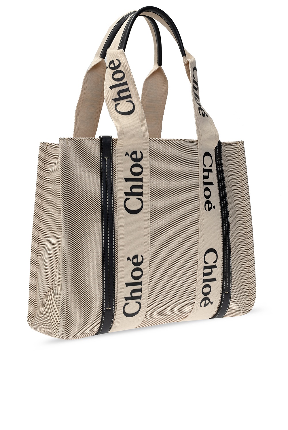 SchaferandweinerShops TW - 'Woody' tote bag with logo Chloé